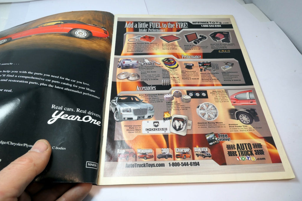 MOPAR Action Magazine June 2006 '70 HemiCuda Ragtop Road test