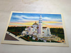 Post Card Shrine of the Immaculate Conception Washington DC Linen 1940's