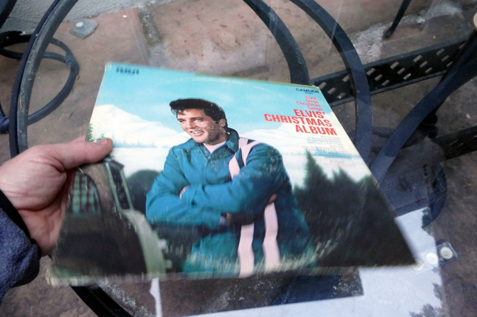 1970 Elvis Presley Elvis' Christmas Album RCA CAL-2428 - ALBUM ART COVER ONLY