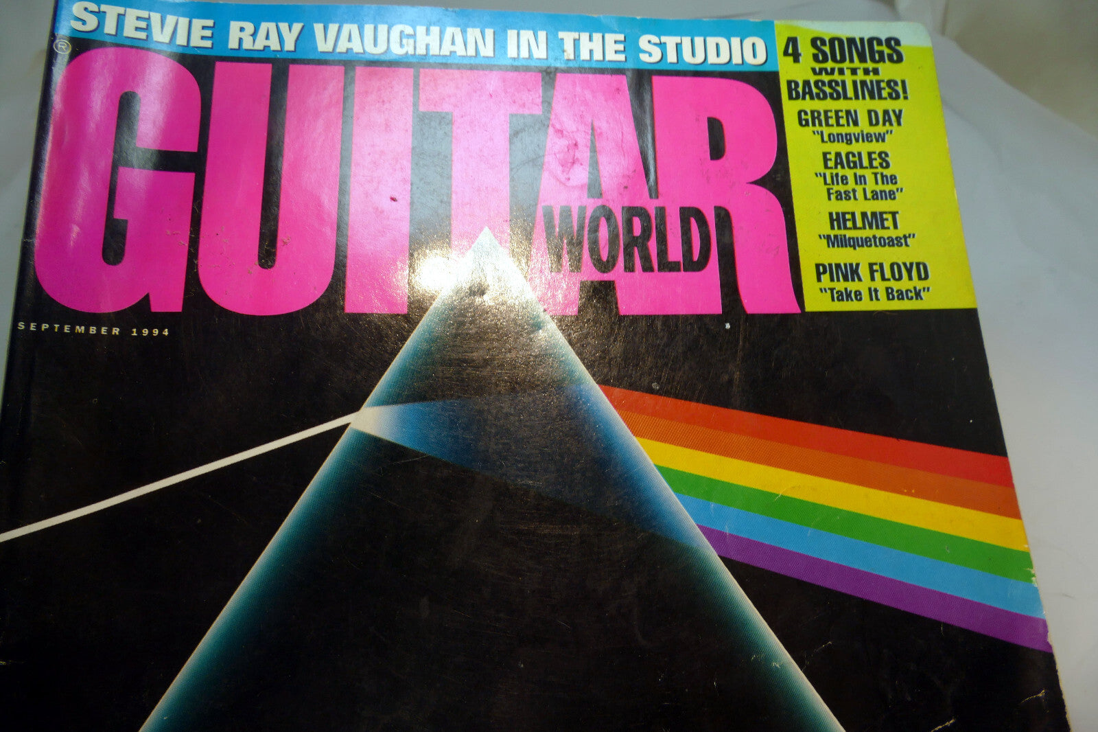 Guitar world magazine september 1994 pink floyd interview w/ david gilmour