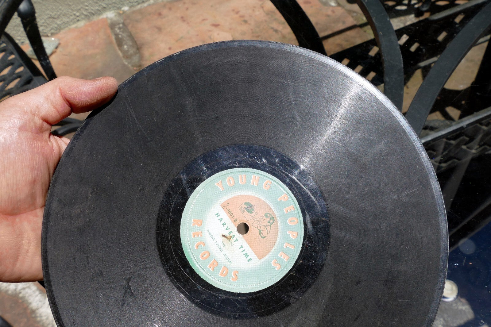 1940's-50's Harvest Time Young Peoples Records 10" 78 rpm 1 2 9001
