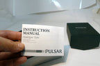 Vintage Pulsar Watch Women Gold Tone Stretch Band V238-5090 RD