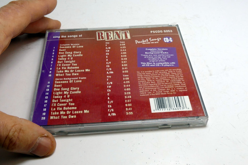 Rent 2005 Movie Soundtrack - Audio CD By Jonathan Larson PSCDG 6053 - Very Good