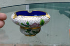 Cloisonne Ass Tray small tray enamel brass 3X3.X1"