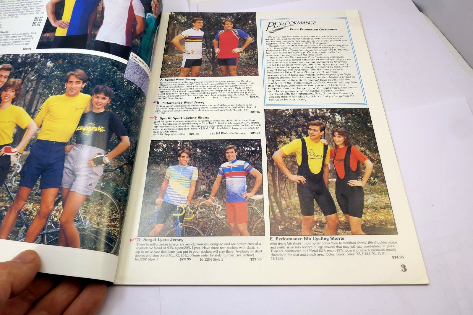 Performance Bicycle Shop Magazine Spring 1995 Sale Booklet price list