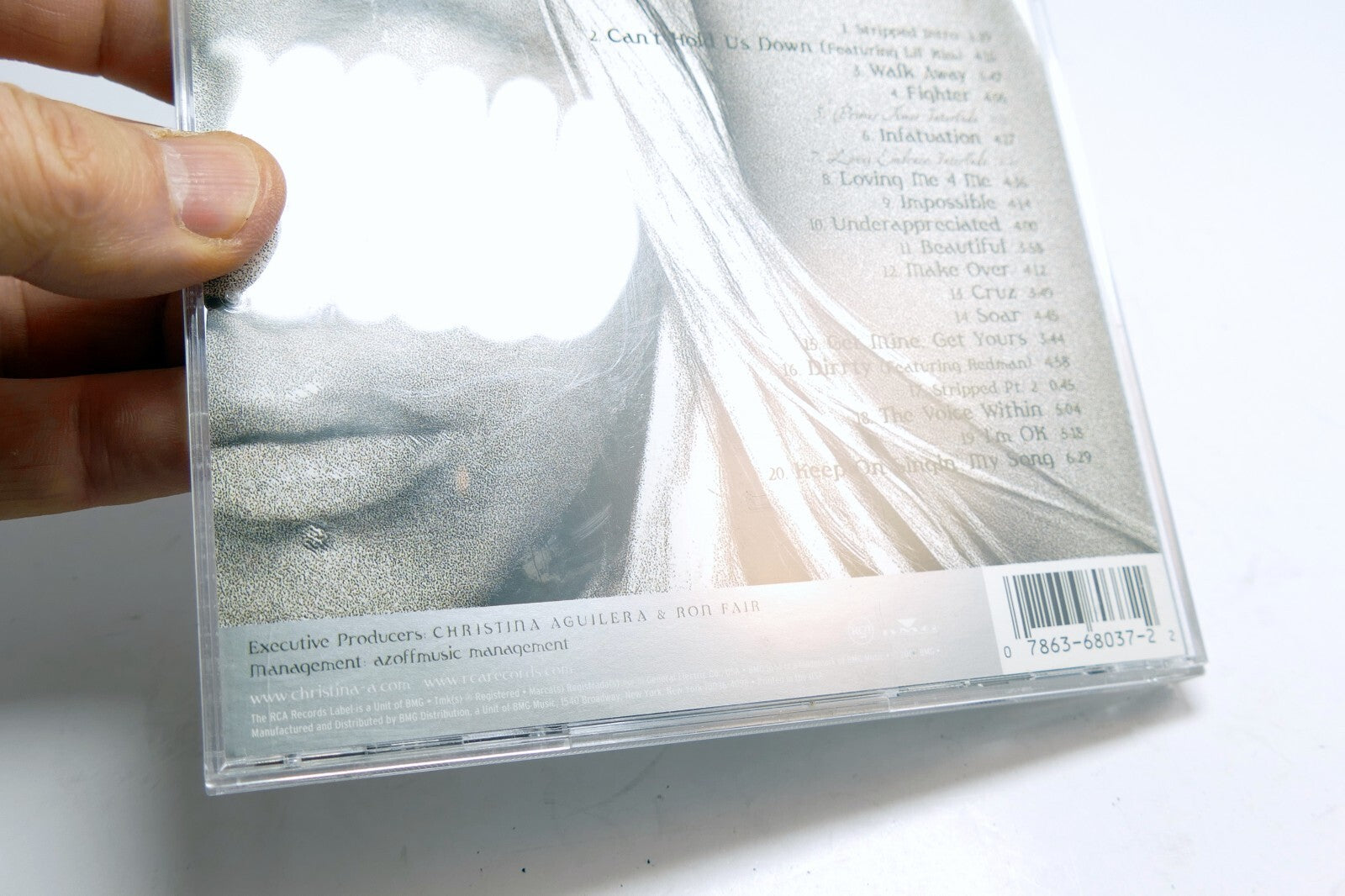 Stripped - Audio CD By Christina Aguilera  07863 68037-2  RCA -  VERY GOOD