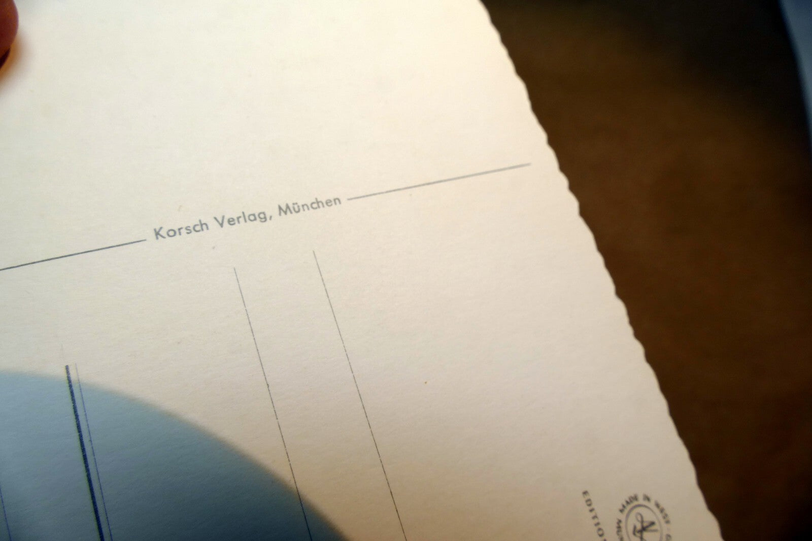 Adolf KORSCH VERLAG Postcard Munchen Two Boys playing music - Unposted Art