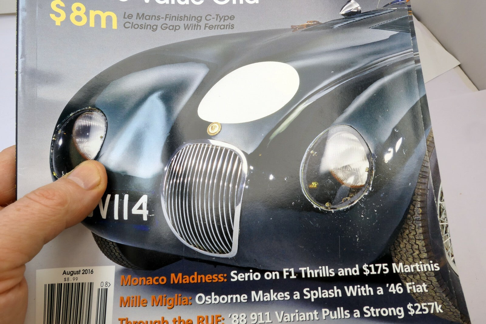 Sports Car Market August 2016 LeMans Finishing C-type M-B SL65 AMG Black