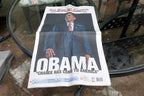2008 San Francisco Chronicle OBAMA "Change has come to America"