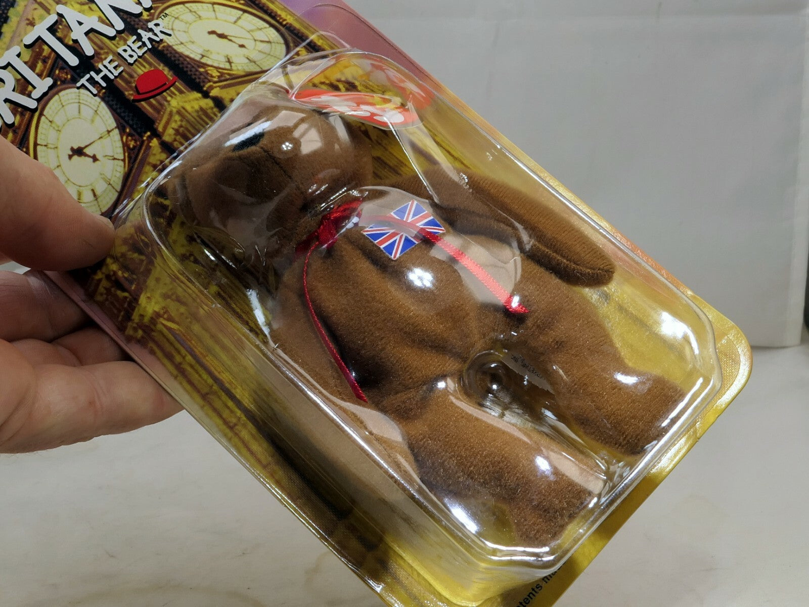 Britannia The Bear 1997 McDonald's Ty Beanie Baby new 1999 OakBrook