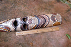 African Tribal Mask Hand Carved 20" Tall multi-tone Ceremonial