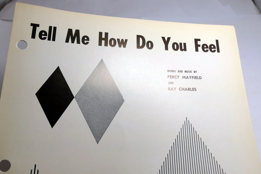Tell me how do you feel ray charles mayfield 1959 sheet music