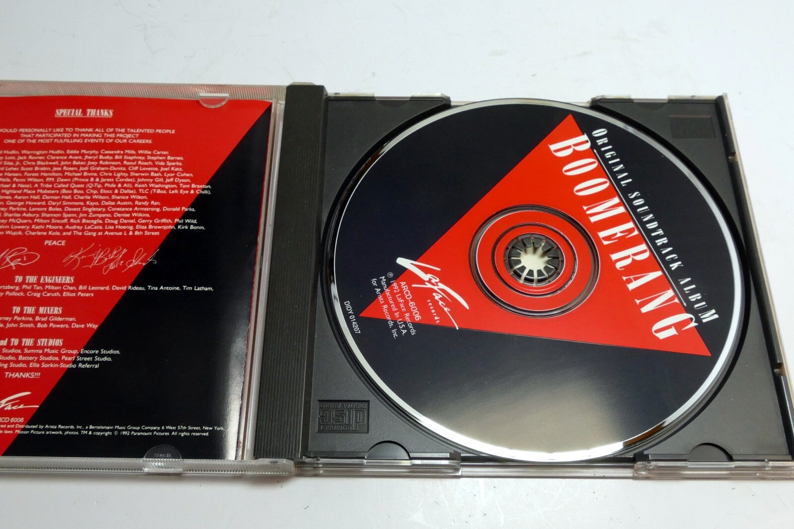 Boomerang  by Original Soundtrack (CD, Jun-1992, LaFace Records ) ARCD-6006