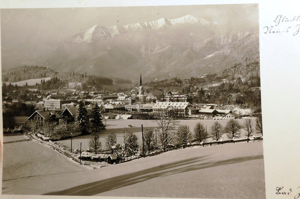 Winter landscape postcard austria 1940   unposted