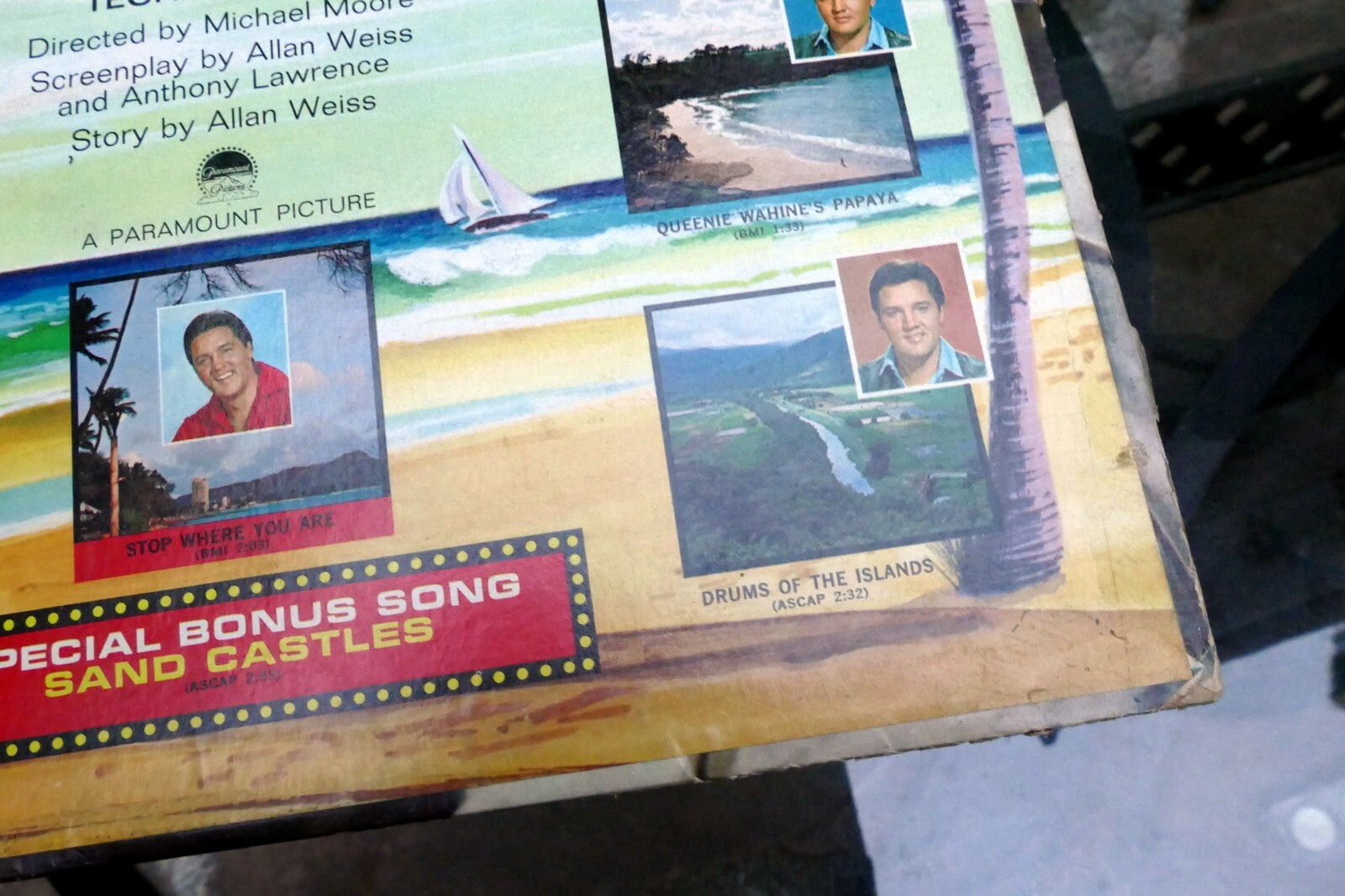1966 Elvis Presley Paradise Hawaiian Style  LPM-3643 - ALBUM ART COVER ONLY
