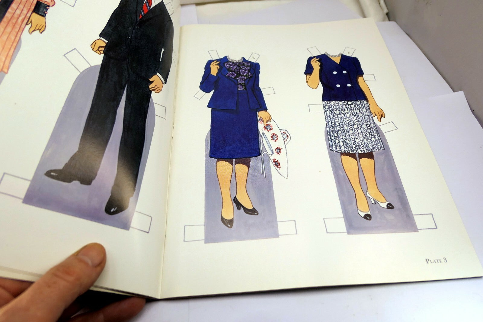 George H. Bush Senior and His Family Paper Dolls in Full Color by Tom Tierney