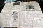1974 San Francisco Chronicle Nixon Resigns / Watergate Boxscore Plumbers case