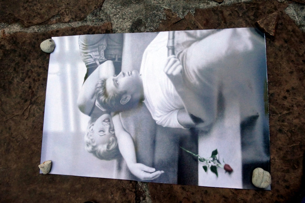 Marilyn Monroe James Dean Icons Art Print 36in x 24in large wall poster