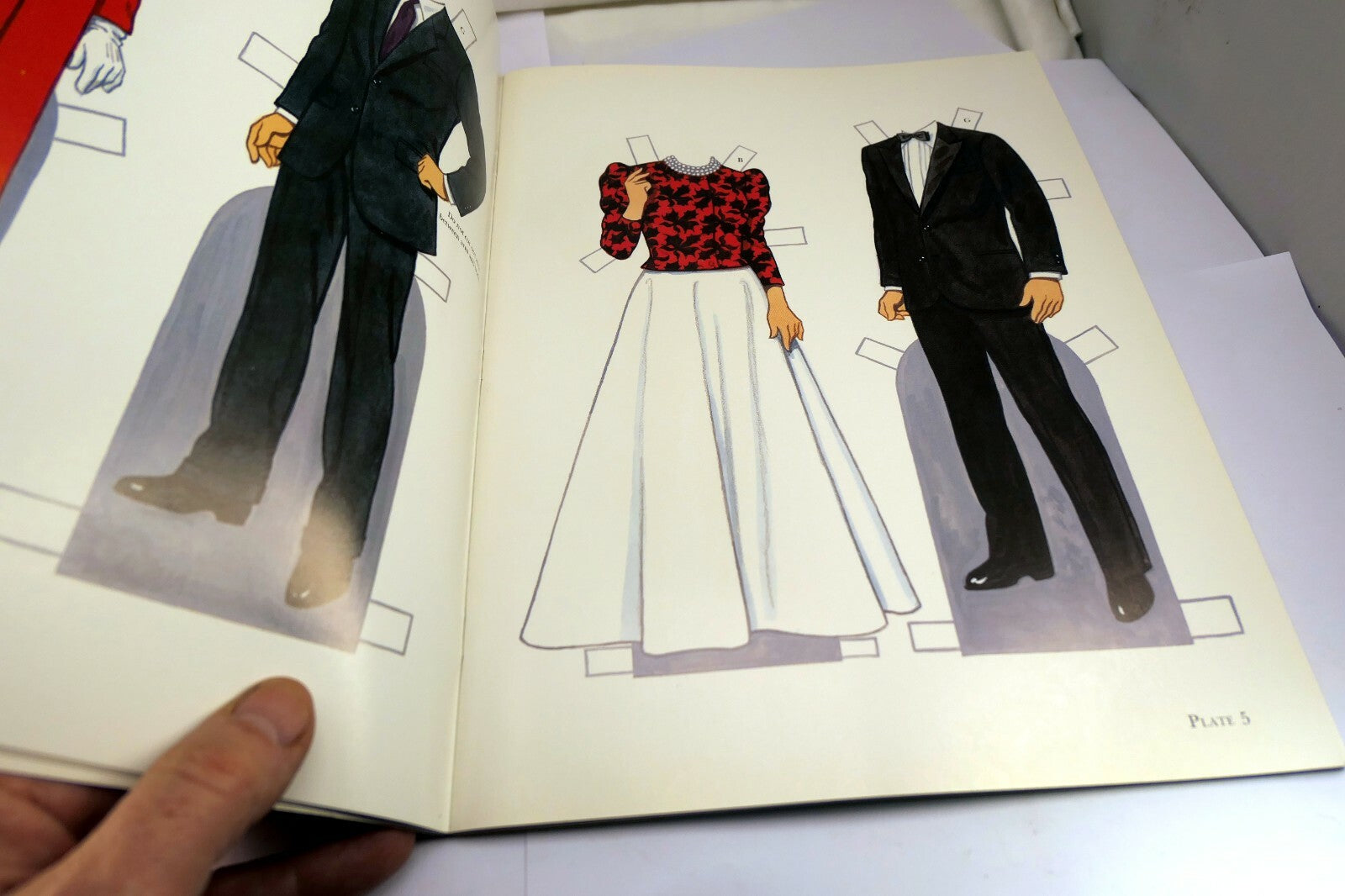 George H. Bush Senior and His Family Paper Dolls in Full Color by Tom Tierney