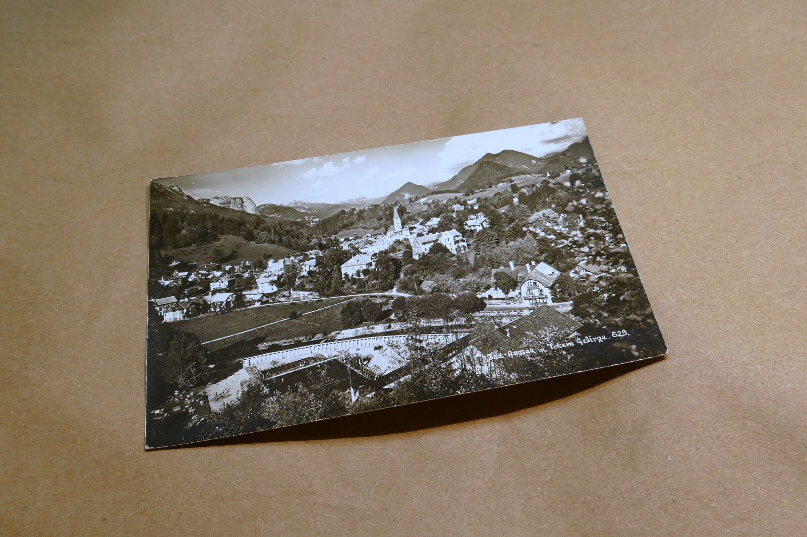 Bad Aussee Totem Gebirge Liezen, Bezirk  Austria 1930's postcard  - unposted