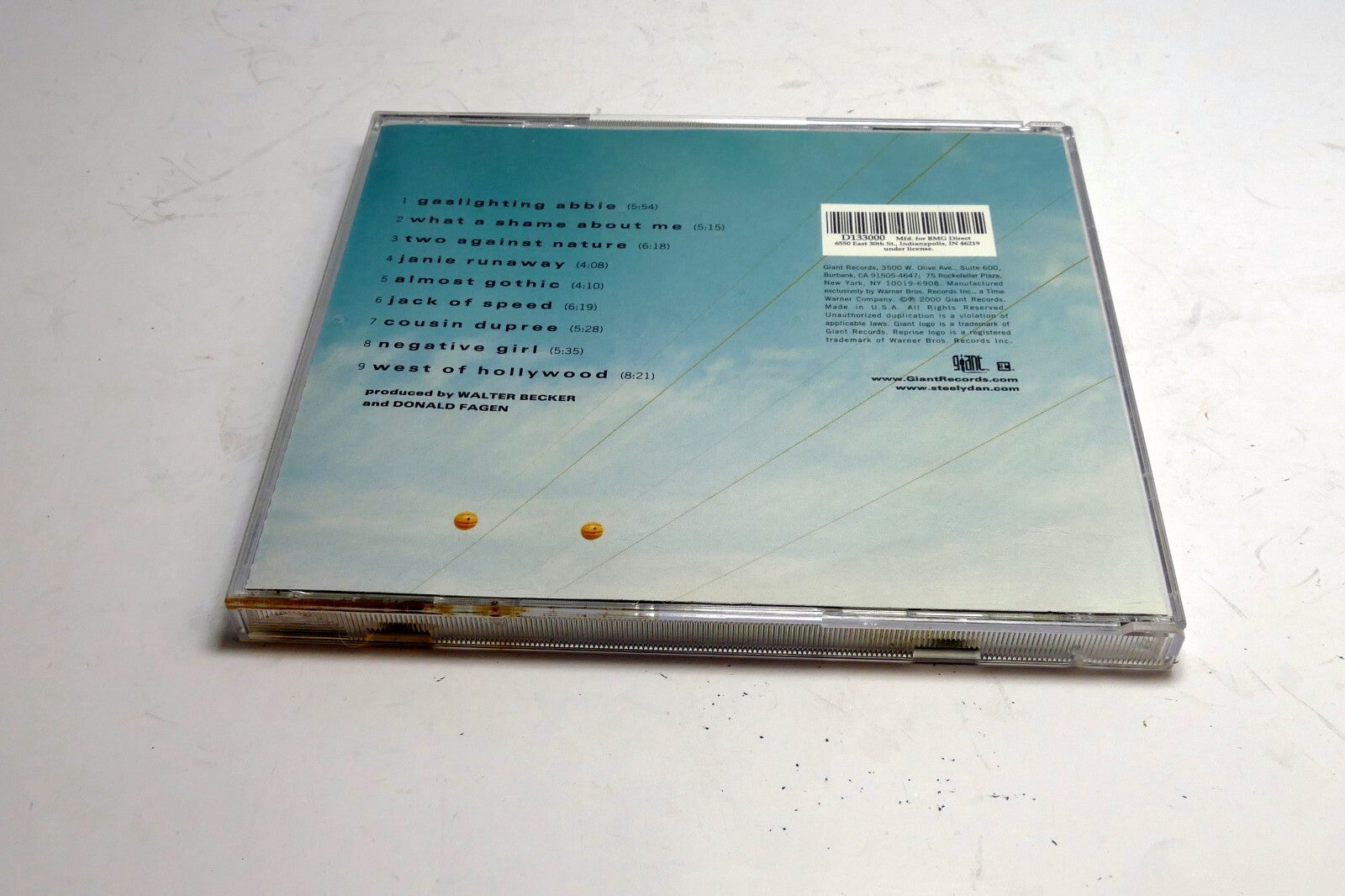 Two Against Nature - Audio CD By STEELY DAN - 9 24719-2 Giant Records 2000