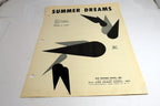 Summer Dreams Seymour Cochran by Manuel M. Ponce   sheet music 1958