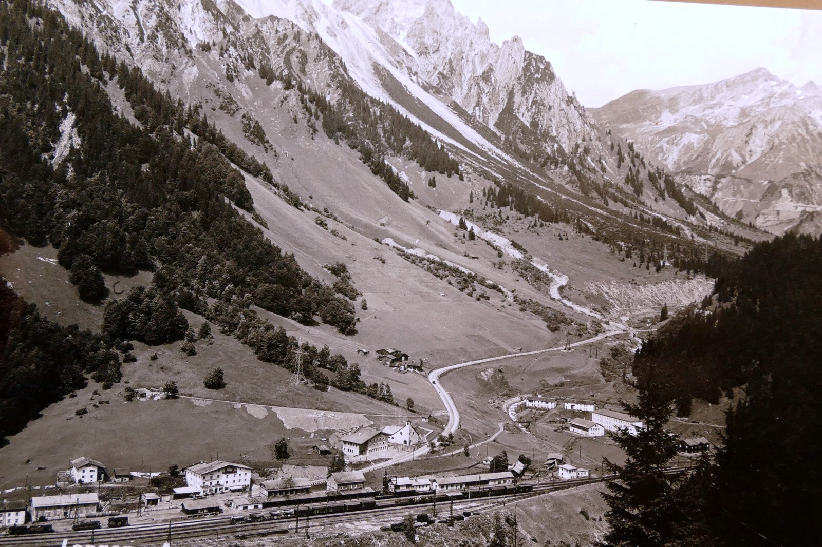 Landen a.a. risch lau alps austria postcard 1940's   unposted