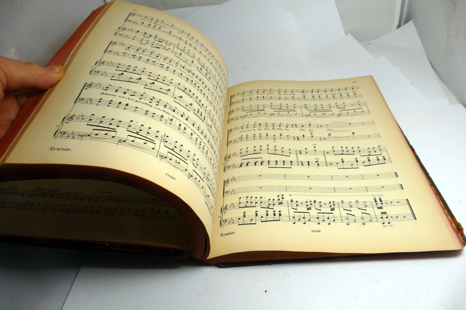 Ruddigore Opera Vocal Score by Gilbert & Sullivan sheet music 1887 Congress Libr