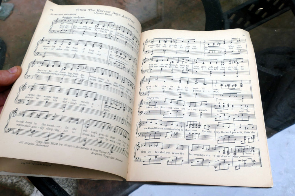 Harry Von Tilzer's Favorite Hits Songs Sheet Music 1922