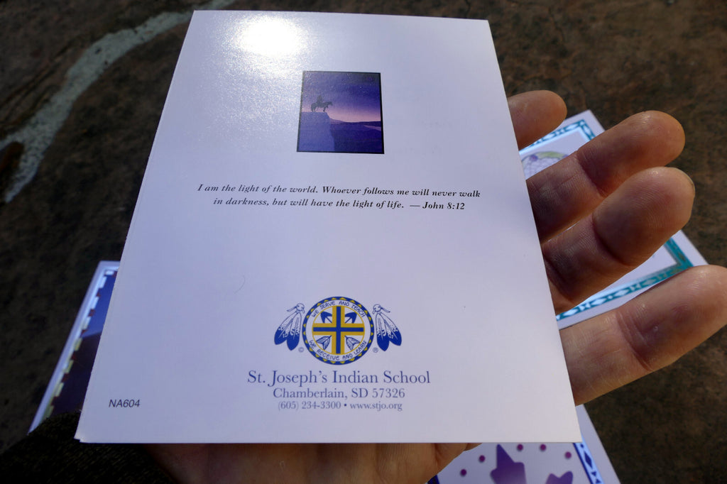 Lakota Greeting Cards ST. JOSEPH INDIAN MISSION School  lot of 6 Native American