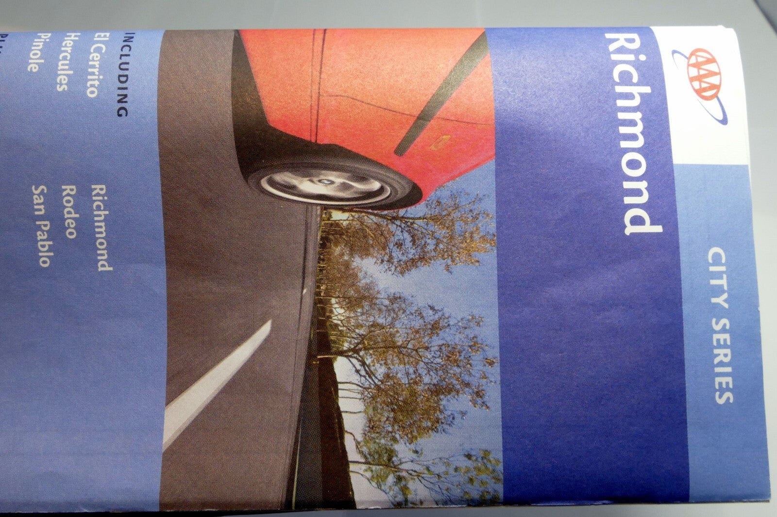 Aaa richmond city series map hercules pinole rodeo san pablo guide