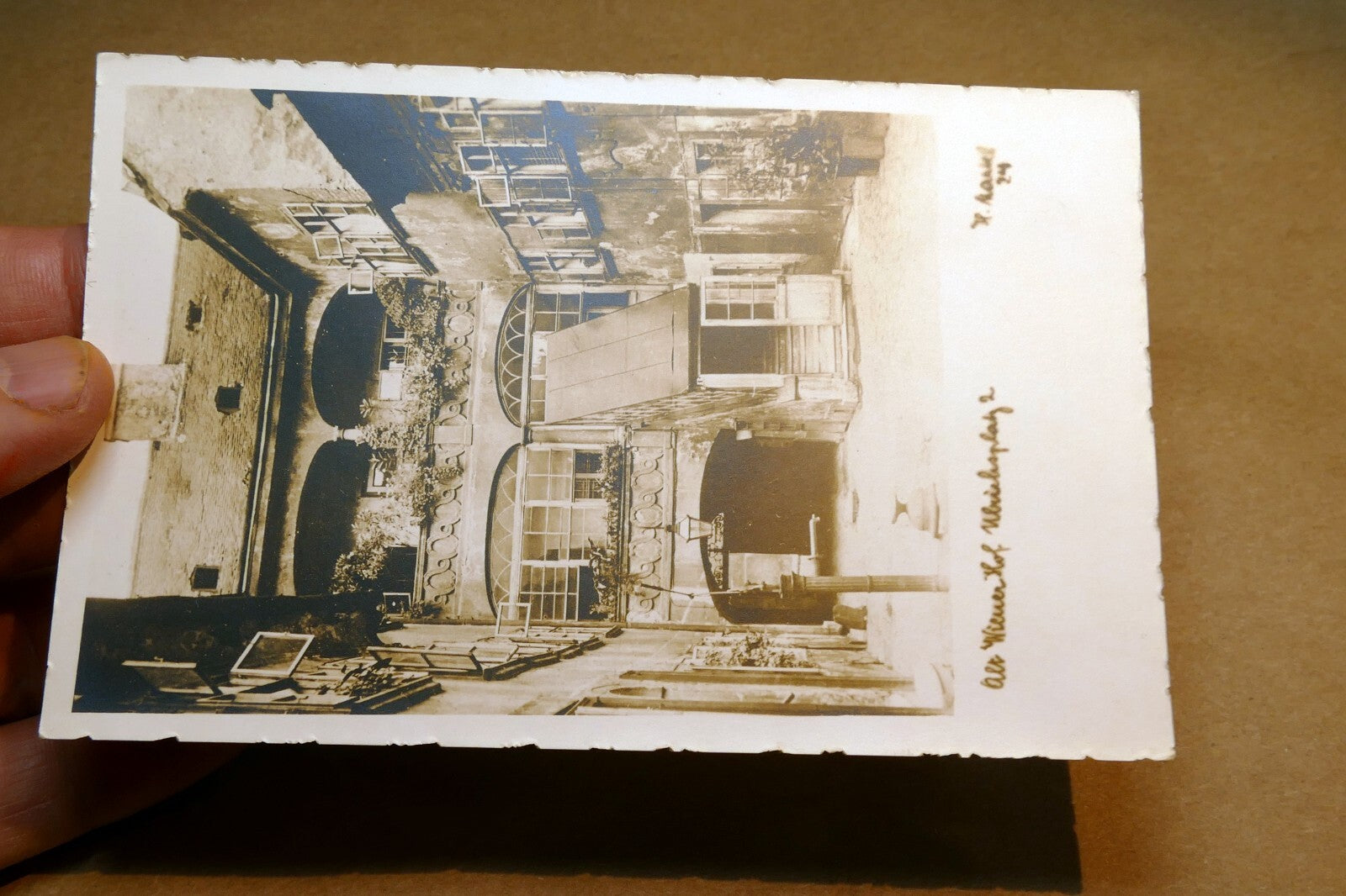 Wien - Ulrichsplatz courtyard postcard Austria 1930's  - unposted