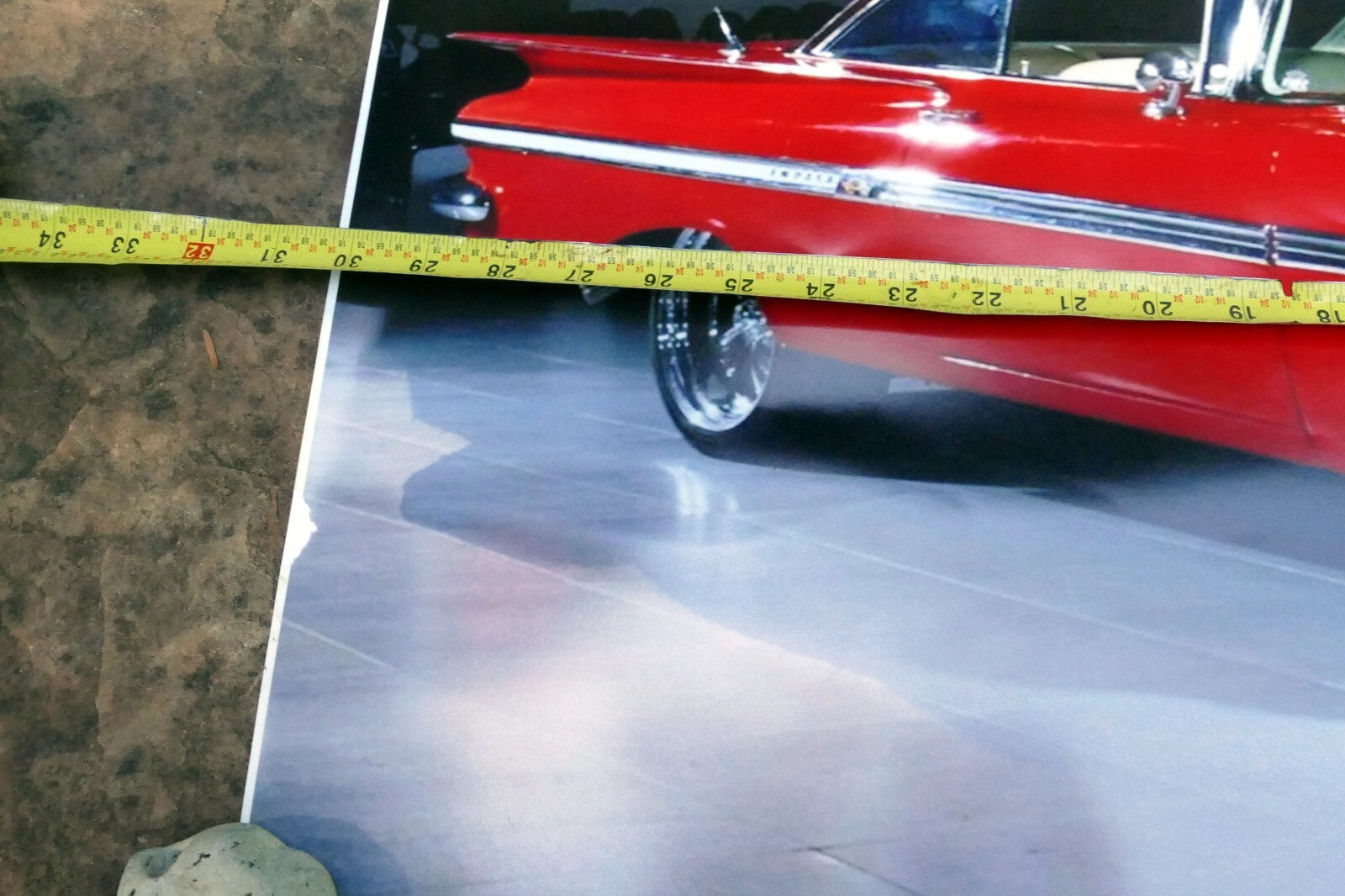 1959 Chevrolet Impala Hot Rod Lowrider Photo Poster Auto Car large 20X30"