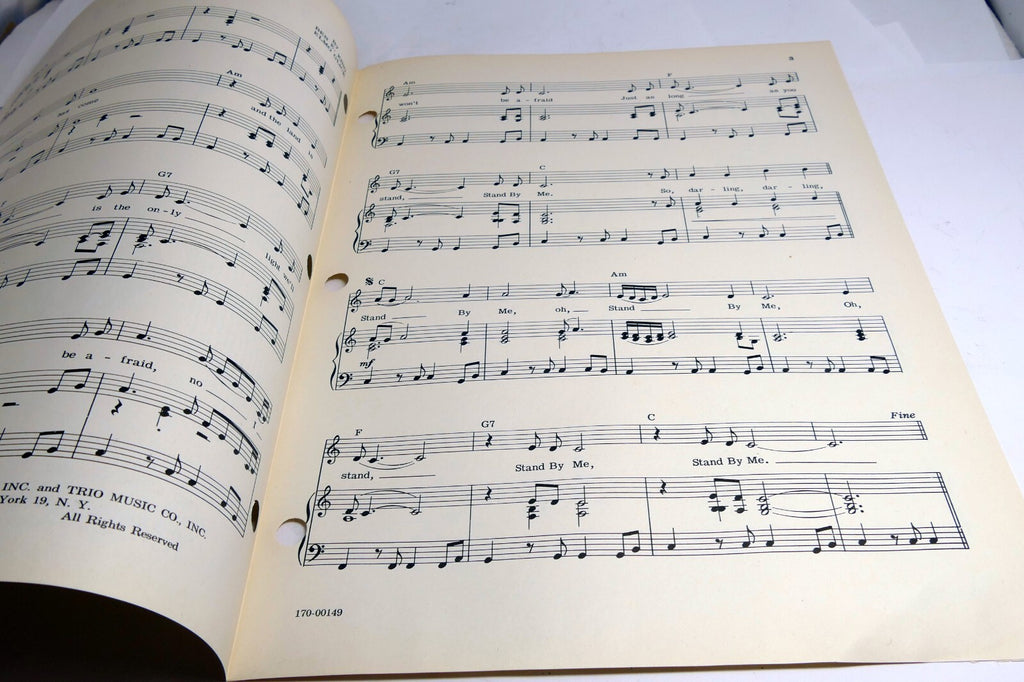 Stand By Me 1931  Sheet Music Ben E. king Elmo Glick