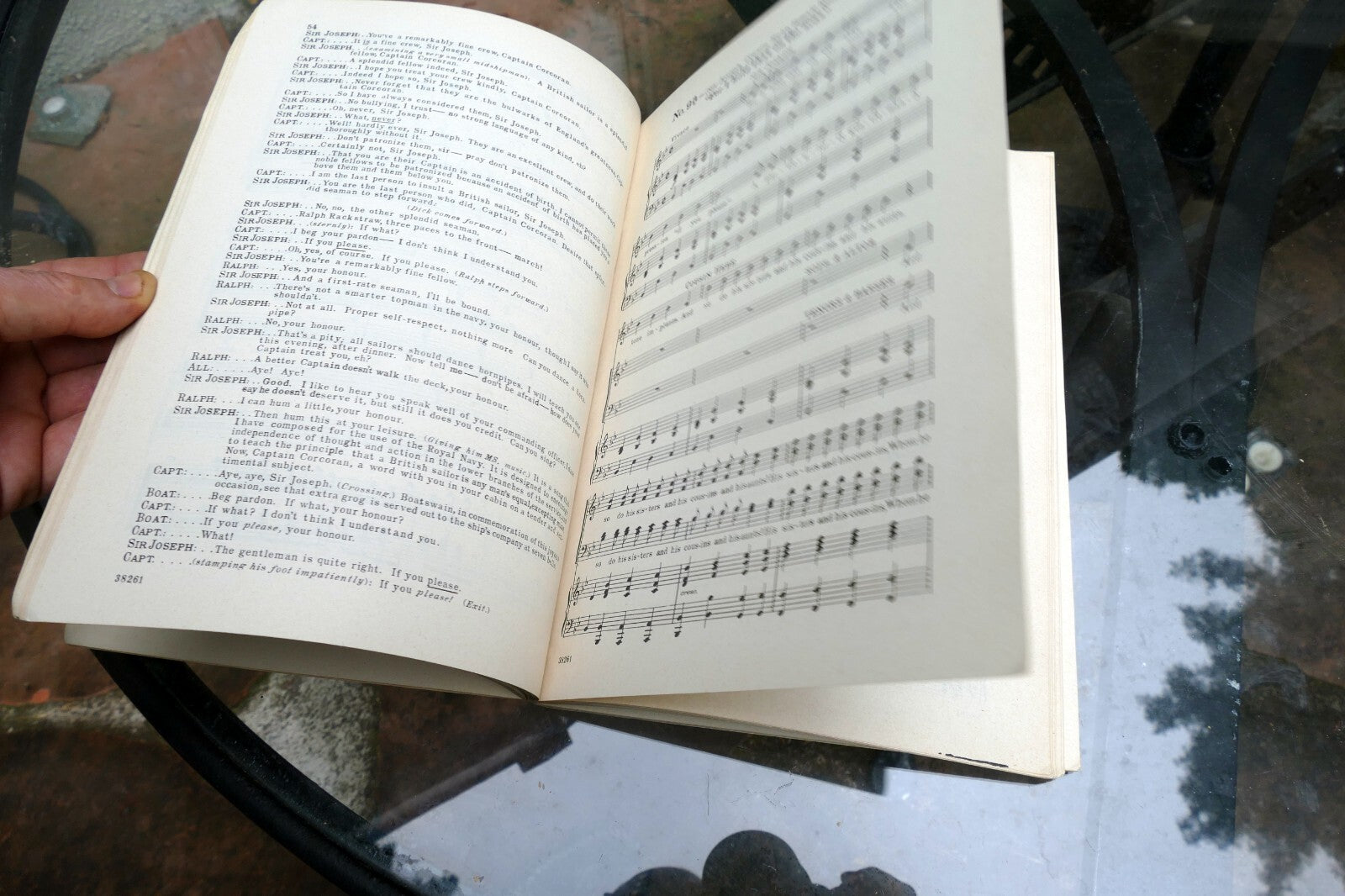 HMS Pinafore Lass That Loved Sailor Piano Sheet Music Book Arthur Sullivan 1623