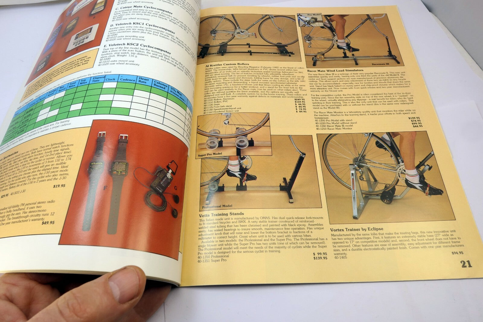 Performance Bicycle Shop Magazine Spring 1995 Sale Booklet price list