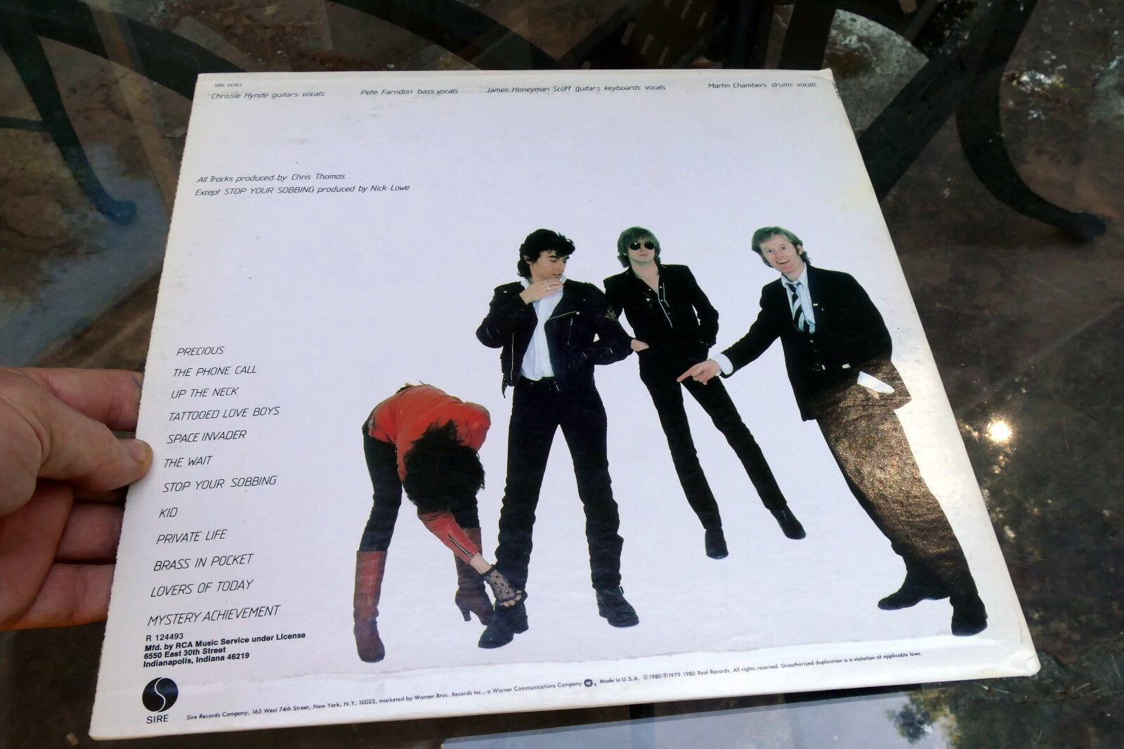 PRETENDERS 1979-80 "PRETENDERS" VINYL LP SRK 6083 SIRE original 1979