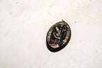 St. Christopher Pendant Charm St. Raphael Protect us w/ - broken ring on top