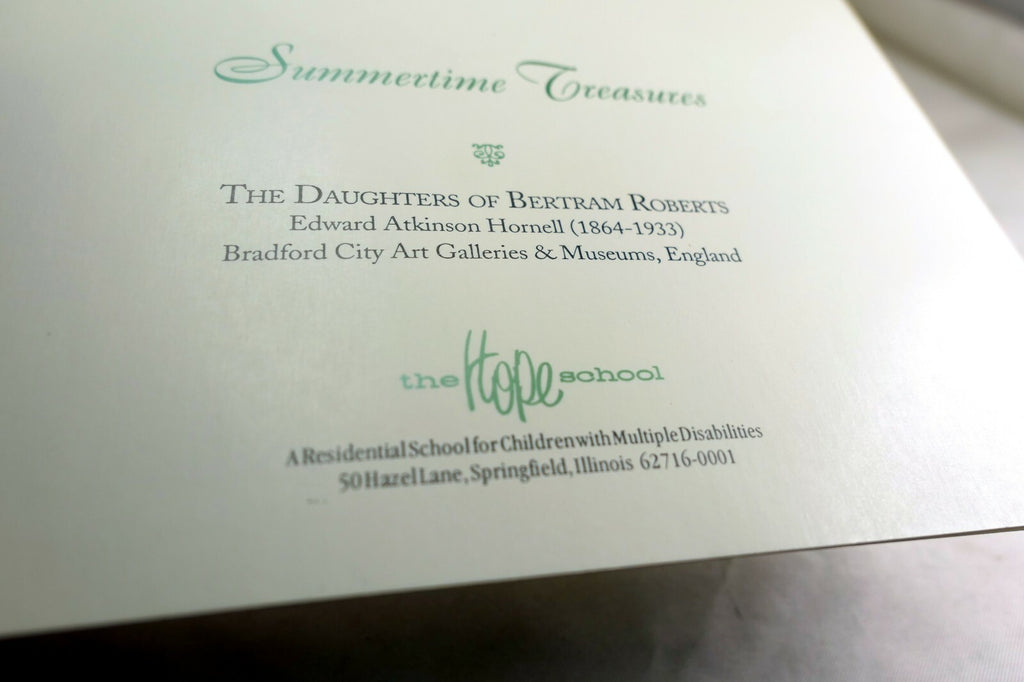 Daughters of Bertram Roberts Picture Postcard England 1970's