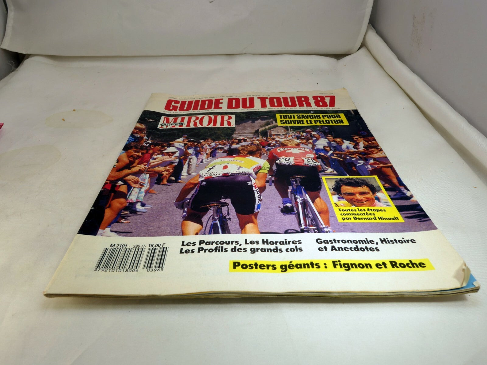 Guide Du Tour 87 magazine France  Cycling mirror no. 396 Juillet 1987