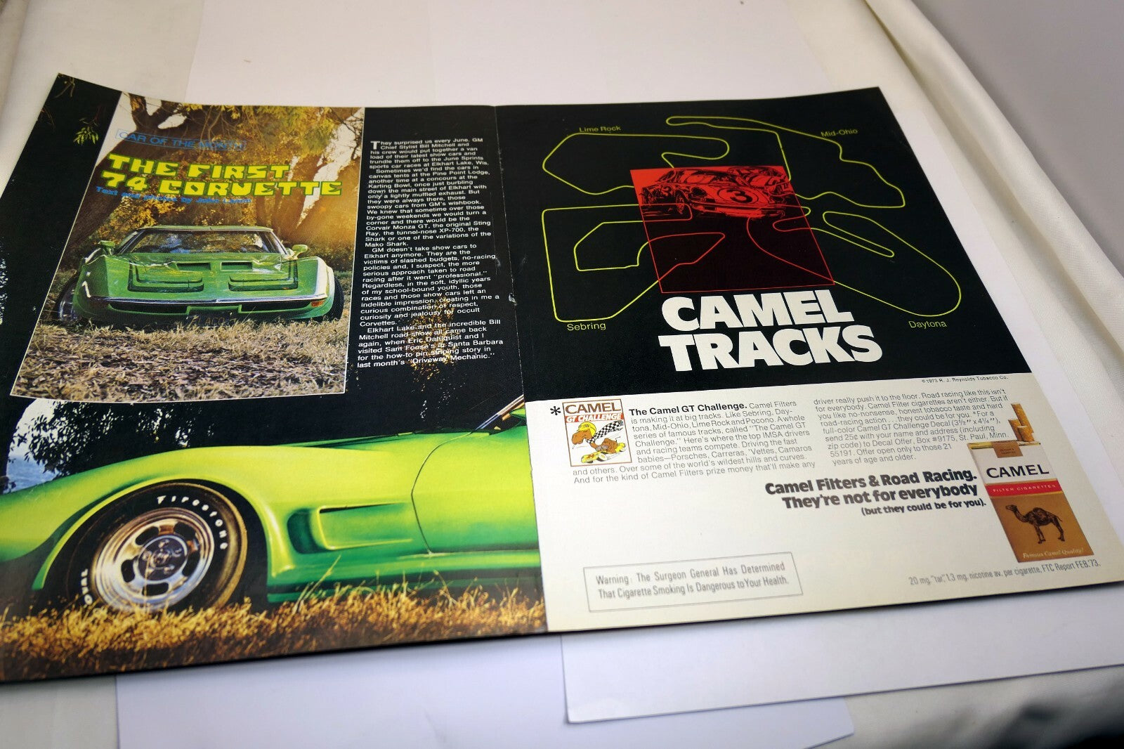 Pontiac 1974 Grand Am Car Magazine clippings advertisement ad