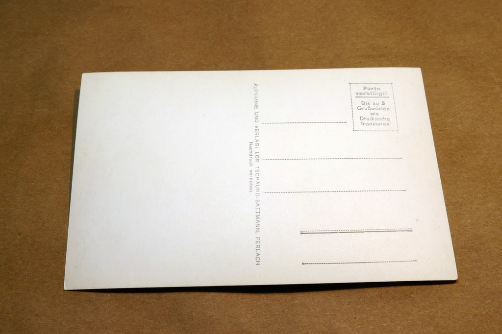 Loibpass mit Koschutta Alps Austria postcard 1940's  - unposted