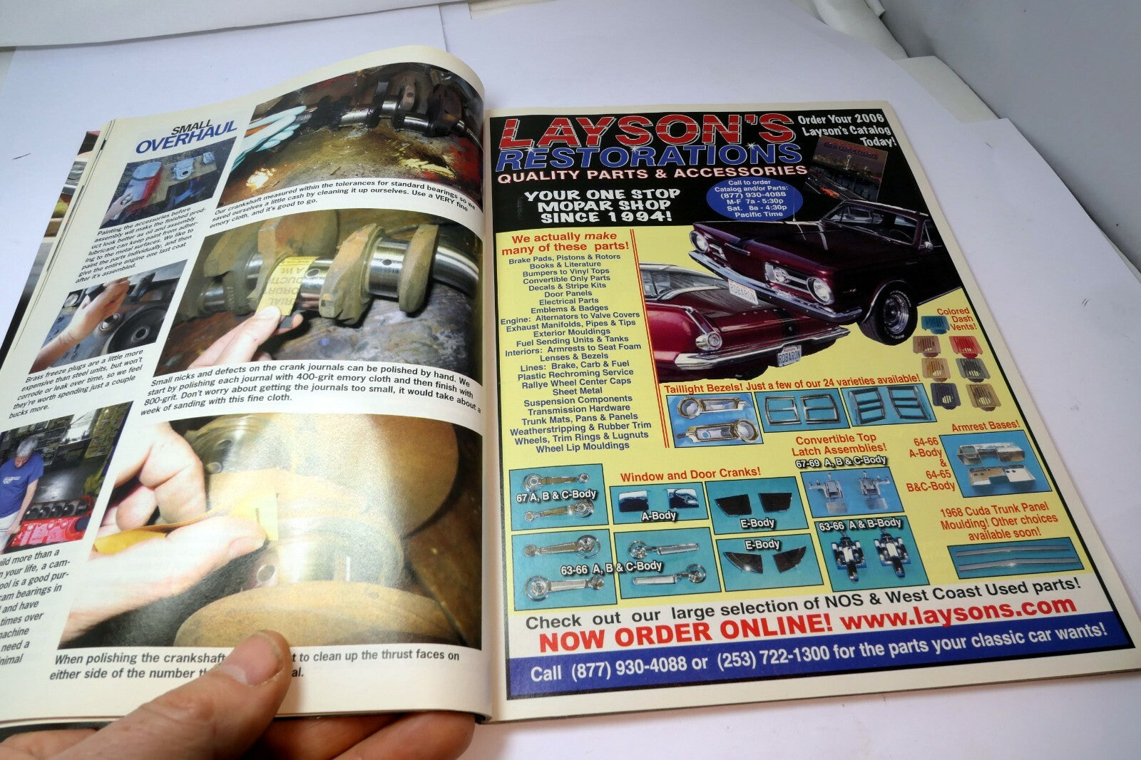 MOPAR Muscle Magazine June 2007 Small Block Build part 2