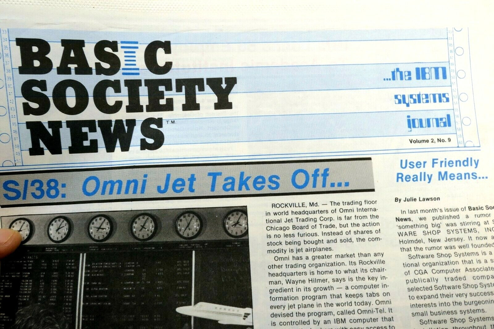 1983 ibm systems journal basic society news paper "m krieger dumped the dump"