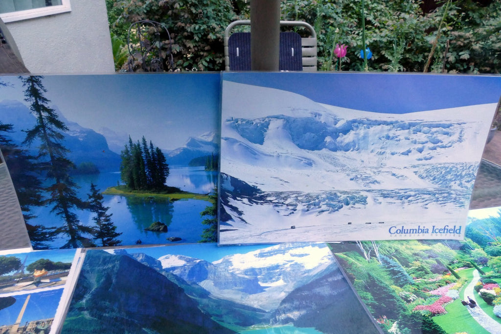 12X17" Moraine Lake Poster print lot of 8 Loise Paris Maligne Canada landscape