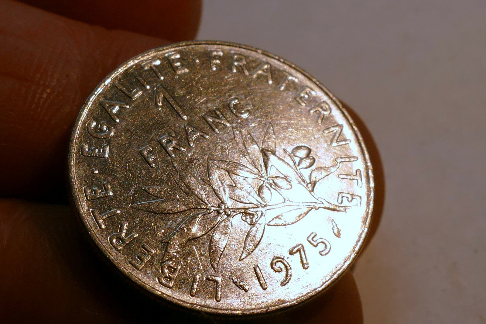 Republique Francais  1 Franc 1975 coin France
