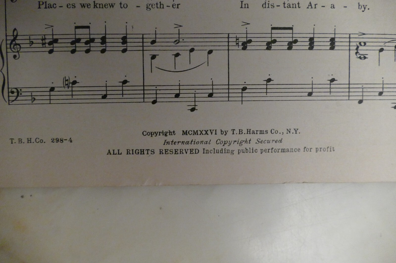 In Araby With You 1926 by Jerome Kern from "Criss-Cross" musical