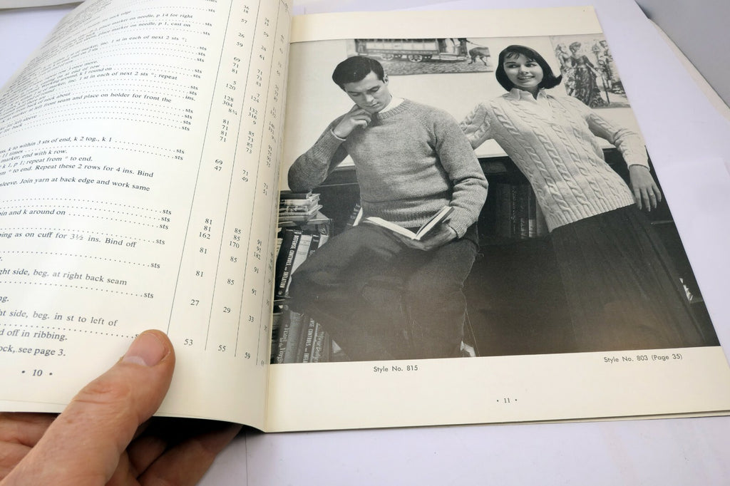 College Knits for MEN and WOMEN Bear Fleisher Yarns Magazine 1958