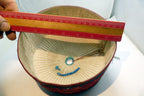 Chinese ethnic Miao people's embroidered girl hat Vintage hand made