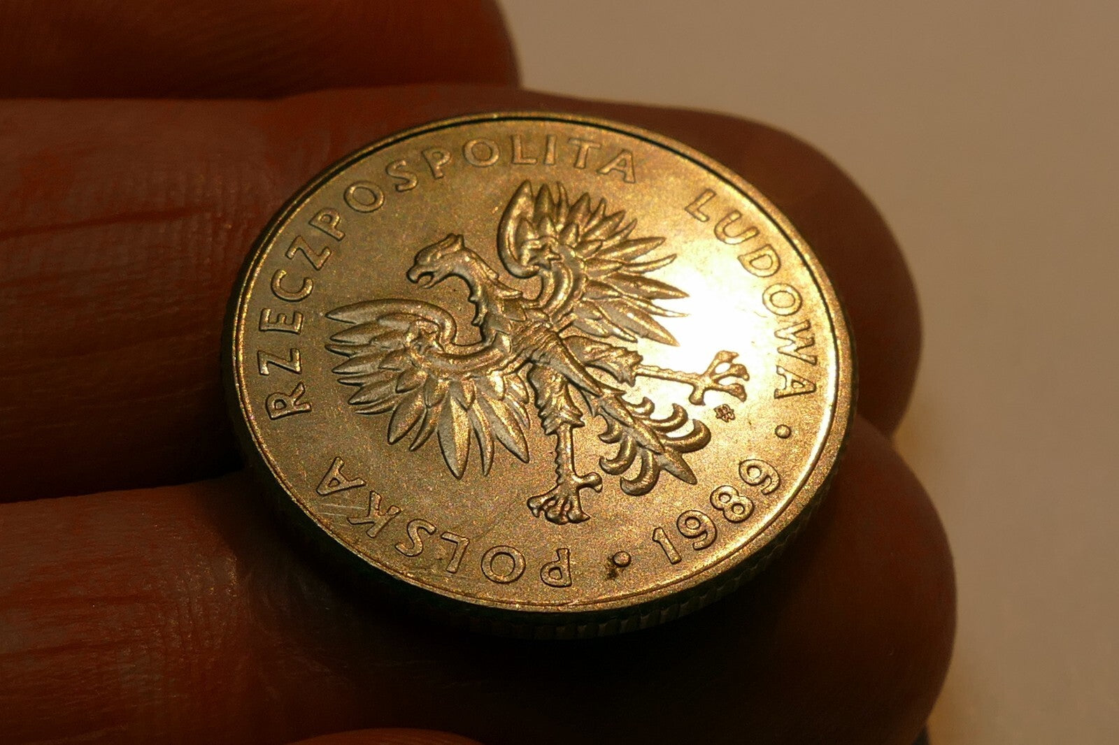 1989 POLAND 20 ZLOTYCH COIN 5.65 g COPPER-NICKEL CIRCULATED